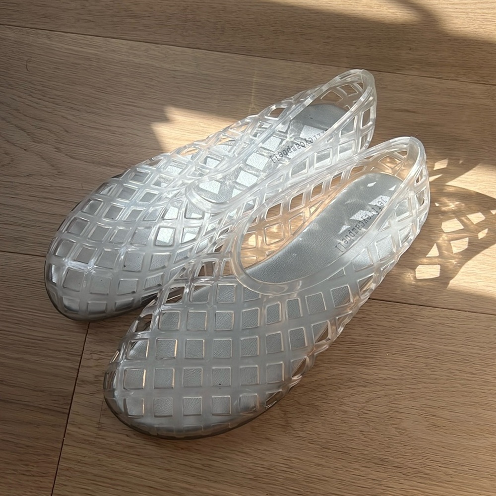 Jeffrey Campbell Jamie jelly shoe flats 9
